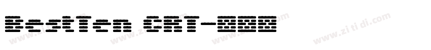 BestTen CRT字体转换